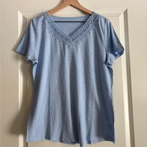 Bundle of Talbots Tops with Embroidery Collar Detail